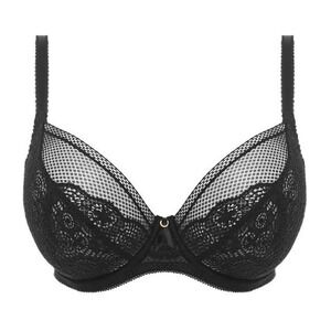 Freya Expressions Women's Underwire Plunge Bra in Black SIZE 32D AA5491 MSRP $64